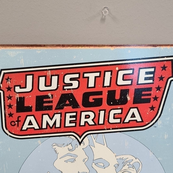 Justice League America Retro Metal Sign Poster - Picture 2 of 5
